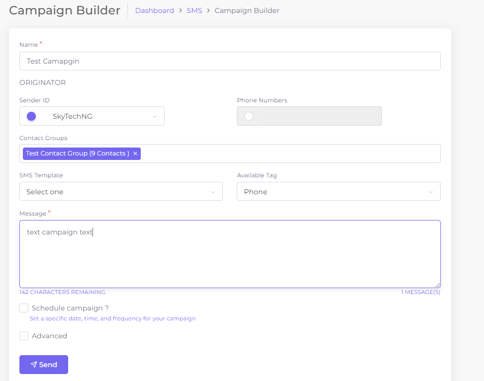create campaign
